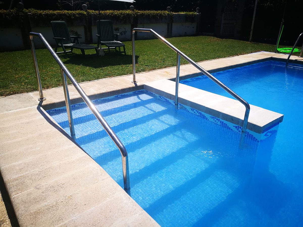 Barandilla inox en terraza exterior